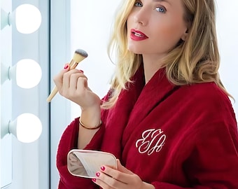 Personalized Full Ankle Length Terry Shawl Bathrobe, Embroidered, Monogrammed, Custom Robe, 100% Combed Pure Turkish Cotton, Unisex