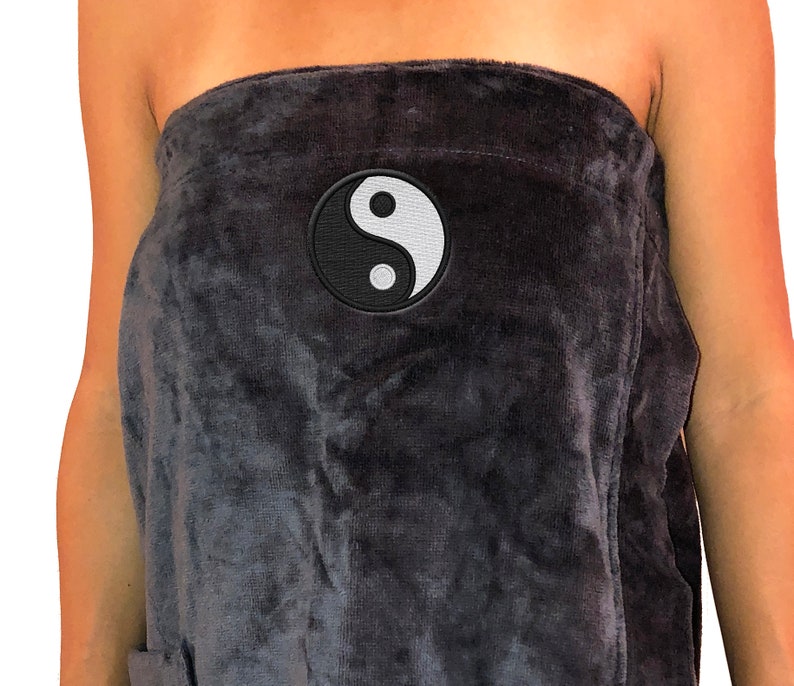 Charcoal Spa Wrap Custom Embroidered Bridesmaid Graduate Etsy