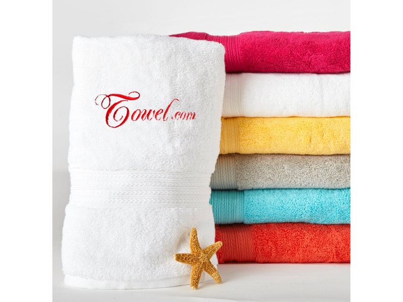 Personalized towel sets make the most memorable gifts. These towels are great gifts for couples, anniversary, birthday, hostess, wedding, graduation, Christmas, Thanksgiving and New Year Eve and perfectly enhances your after-bath experience.