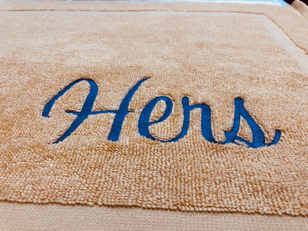 Personalized Bath Mat, Ultra Soft and Absorbent, Birthday, Wedding