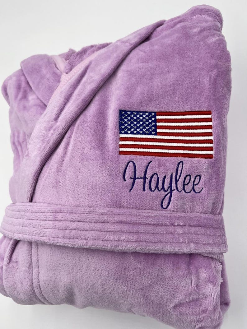 Bata con capucha de felpa personalizada, monogramada, personalizada, 100 % algodón, lujosa, hecha en Turquía, OSFM/mediana, ¡SOLO AQUA! imagen 10