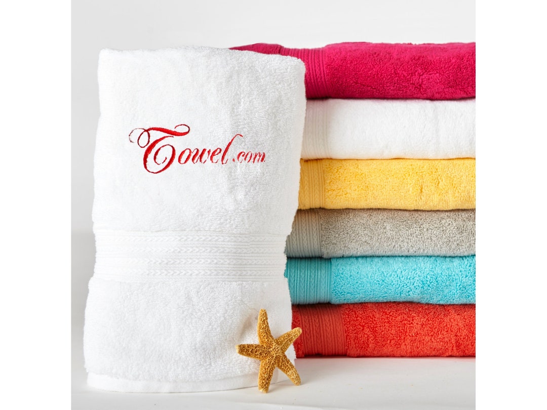 Luxury Cotton 100 Custom Monogrammed Towels Wholesale