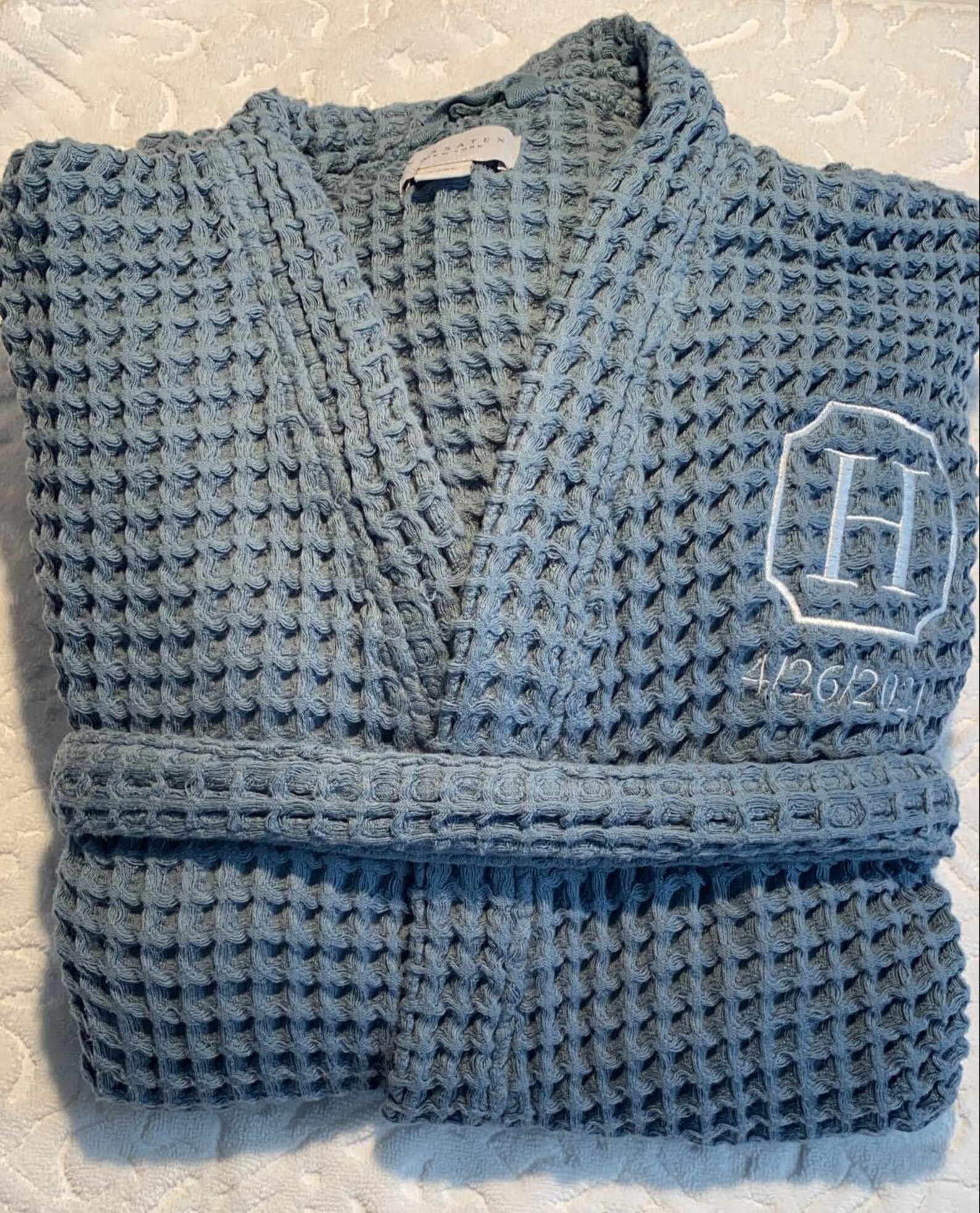 Personalized 100 Cotton Waffle Robe Luxury Men's and Etsy