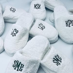 Custom Logo Turkish Terry Cotton Slippers, Branded Corporate Gifts, Promotional Spa Hotel Slippers, Bulk Company Giveaway image 16