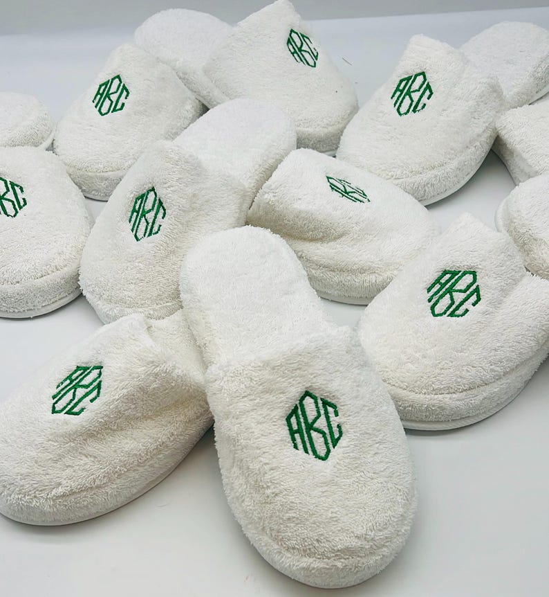 Custom Logo Turkish Terry Cotton Slippers, Branded Corporate Gifts, Promotional Spa Hotel Slippers, Bulk Company Giveaway image 15