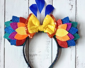 Rainbow Bird Up Inspired Ears