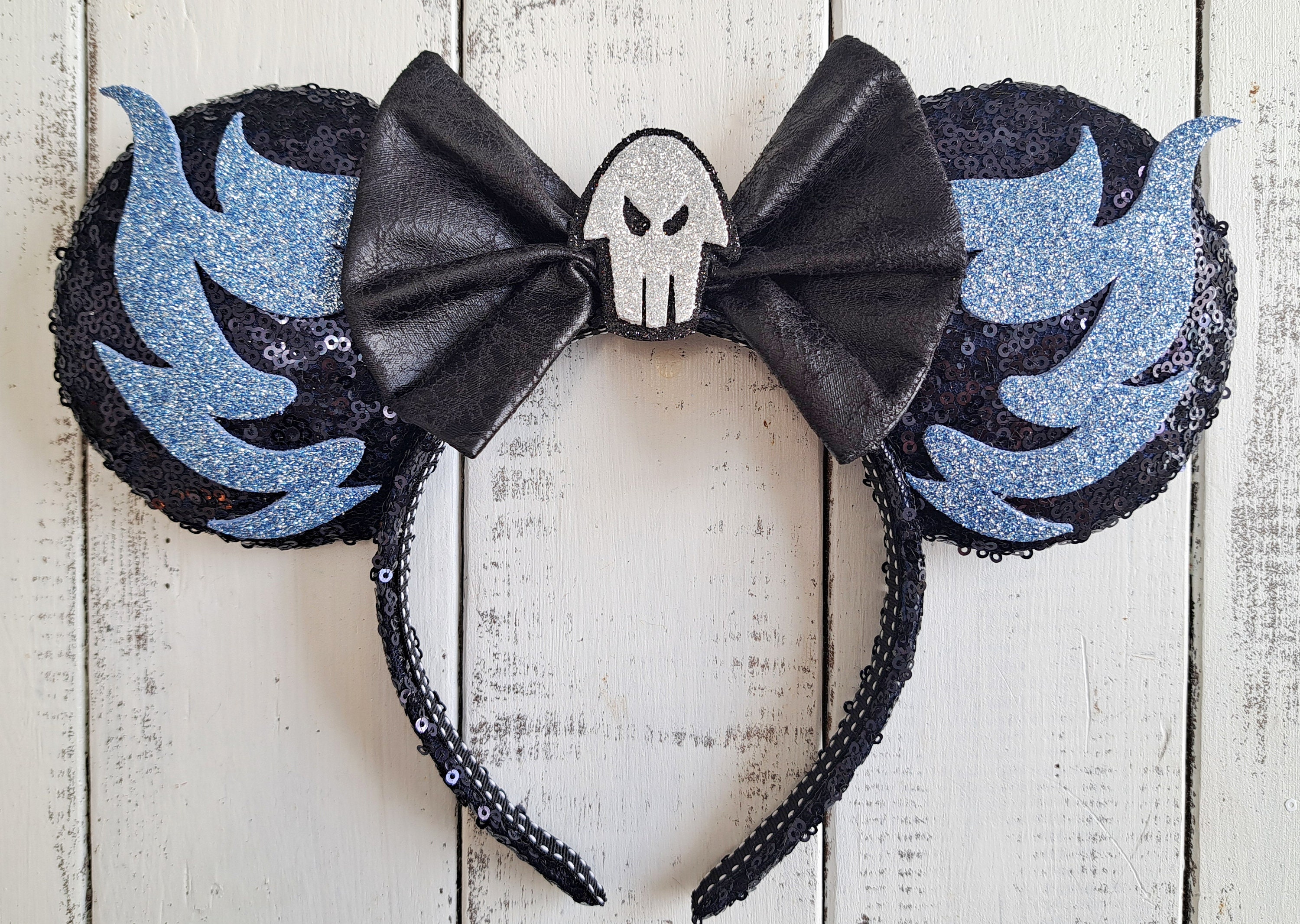 Hades Inspired Mickey Ears HADES ?? How could I NOT make a pair of Hades inspired  main image 2