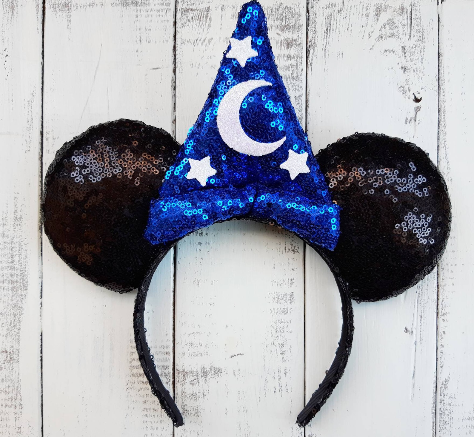 Mickey Sorcerer's Apprentice Inspired Ears in Red or Black Etsy