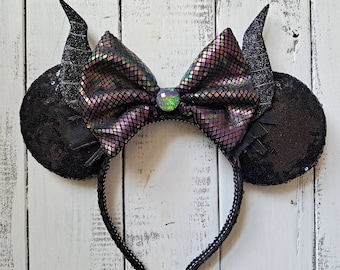 Maleficent Horned Villain Inspired Ears