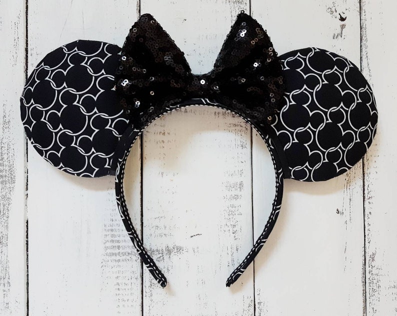 Not So Hidden Mickey Ears with your choice in bow color