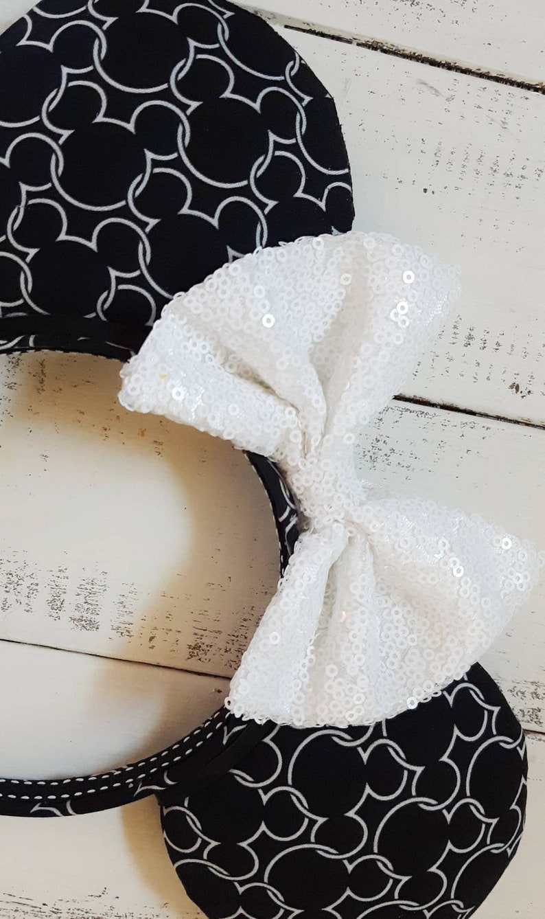 Not So Hidden Mickey Ears with your choice in bow color