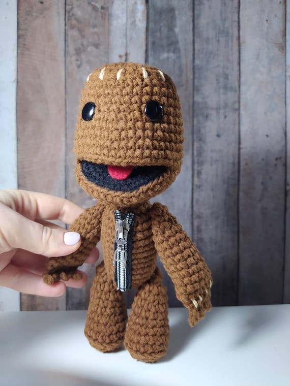 Sackboy Little Big Planet Amigurimi Crochet Big Toy Etsy Canada