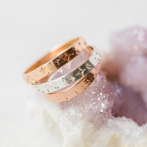 Bague constellation - Alliance céleste - Bijoux astronomie - Cadeau signe du zodiaque