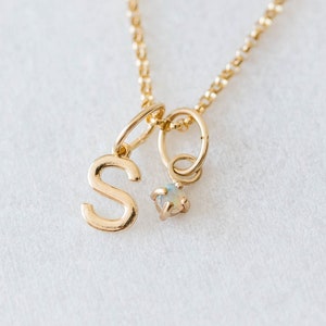 Encanto inicial para collar o pulsera - Encanto del alfabeto - Regalo personalizado con su inicial