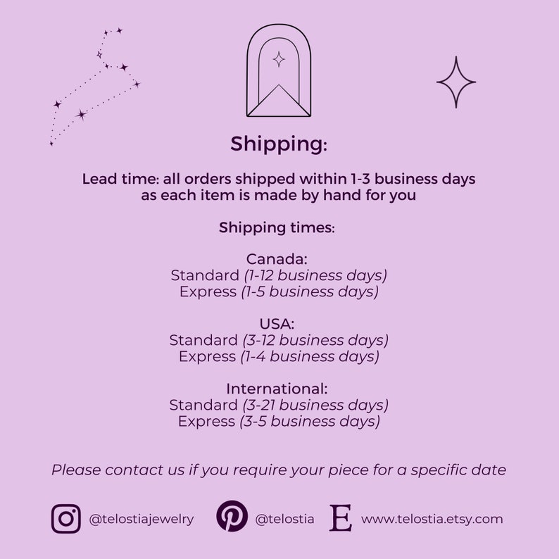 a purple poster with the words shipping on it