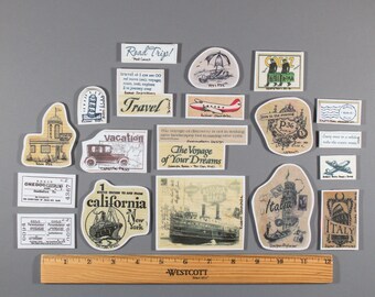 No Foam Unmounted Word /& Saying Rubber Stamps Lot of 24
