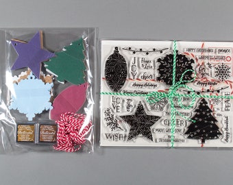 Hero Arts My Monthly Hero Kit November 2017 - Sold Out! - Clear Stamps, Dies, Gift Tags, and More