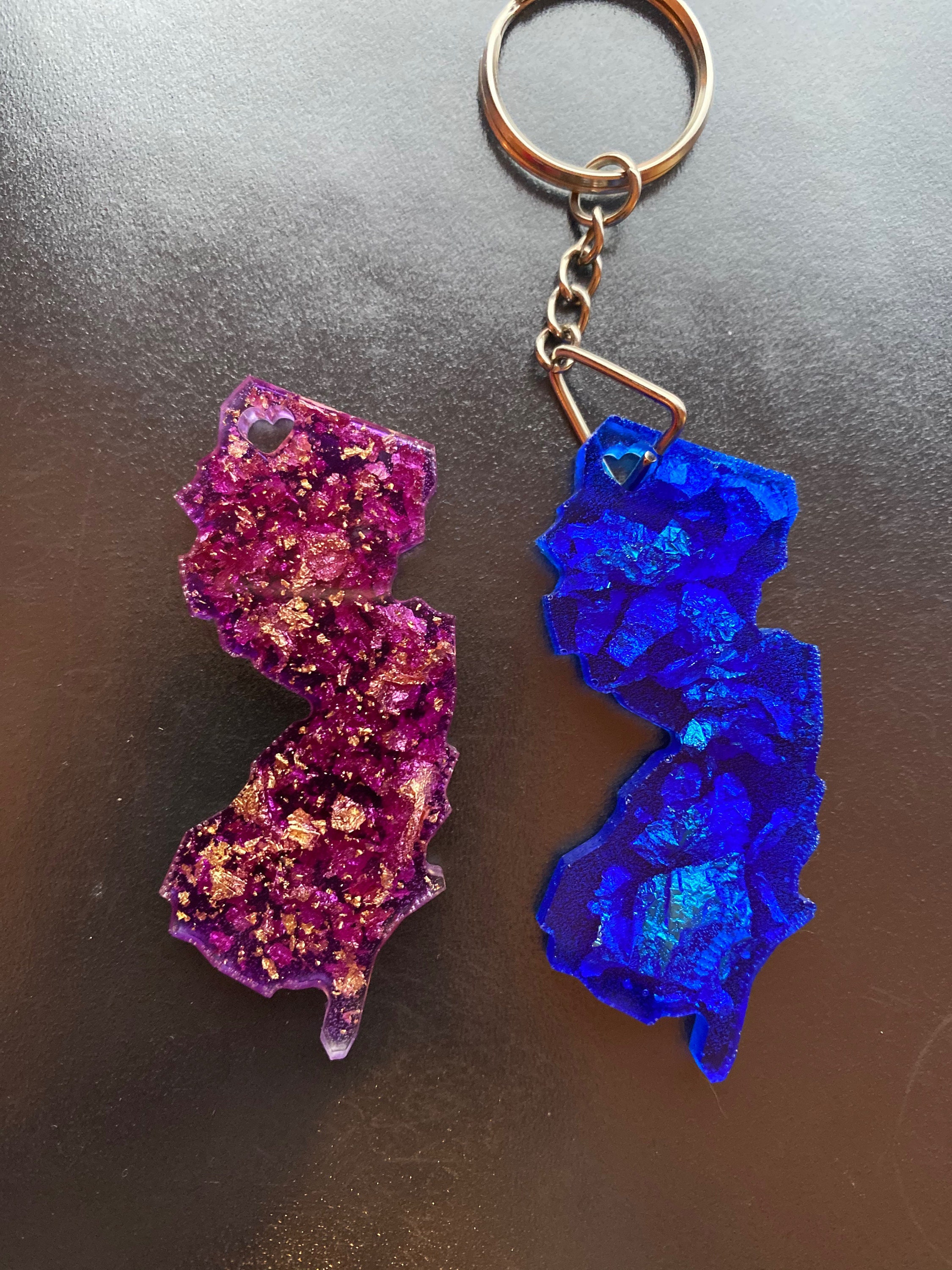 Personalized New Jersey Keychain Etsy