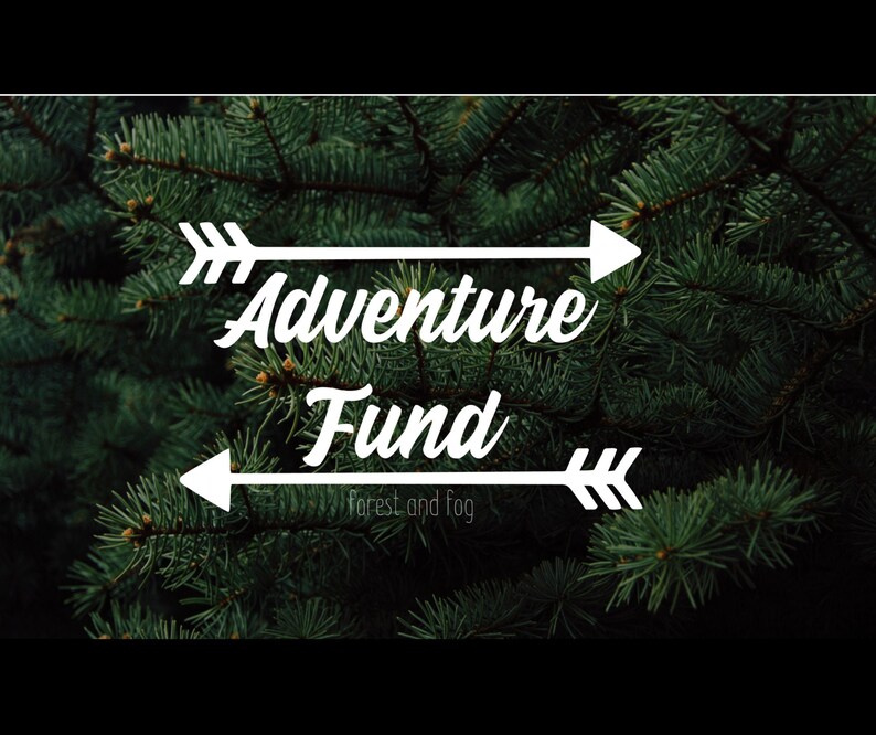 Adventure Fund DIY Decal SVG DXF Cutting File Instant | Etsy