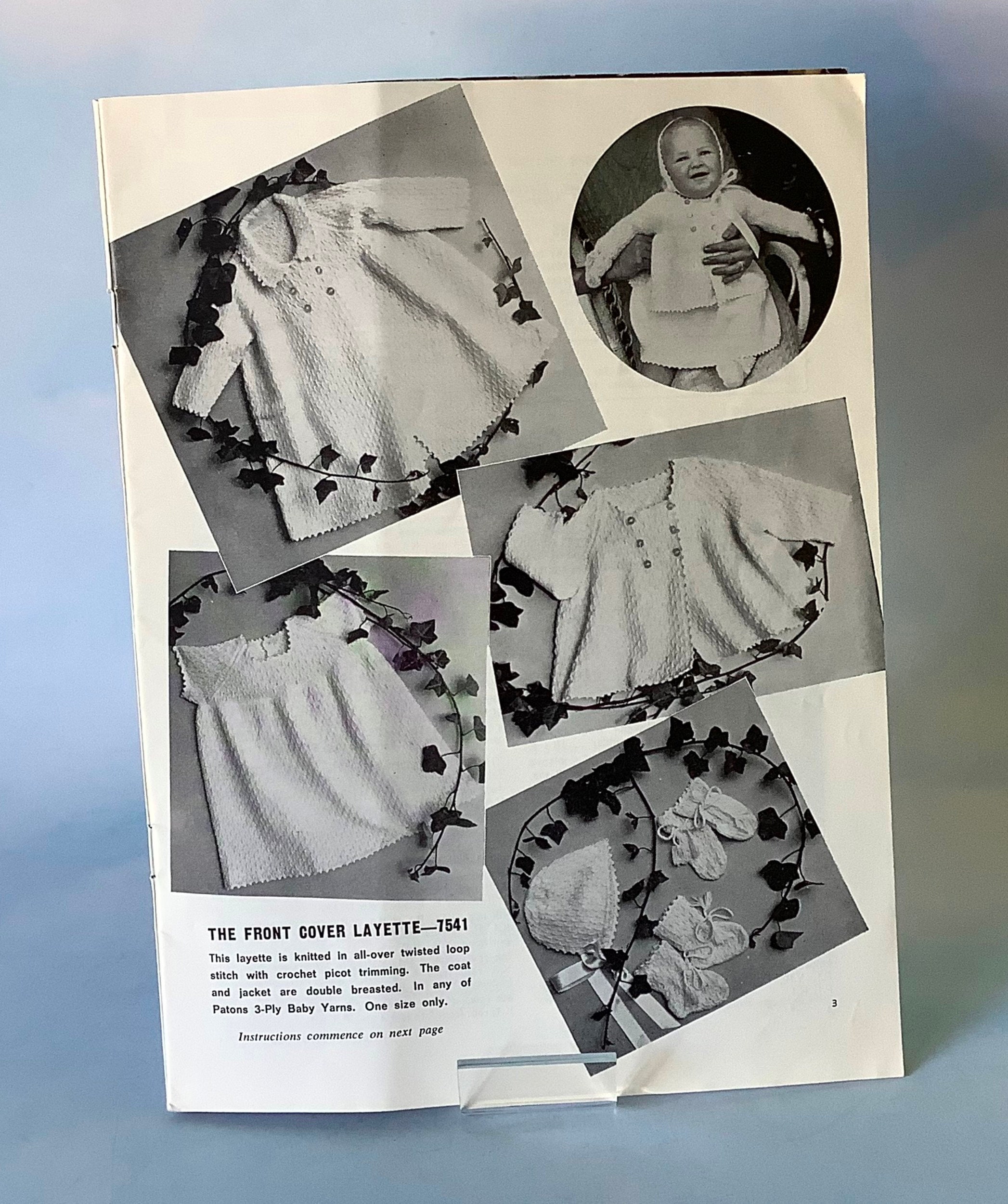 Patons Baby Knitting Pattern Book Patons Baby Business No 754 Etsy