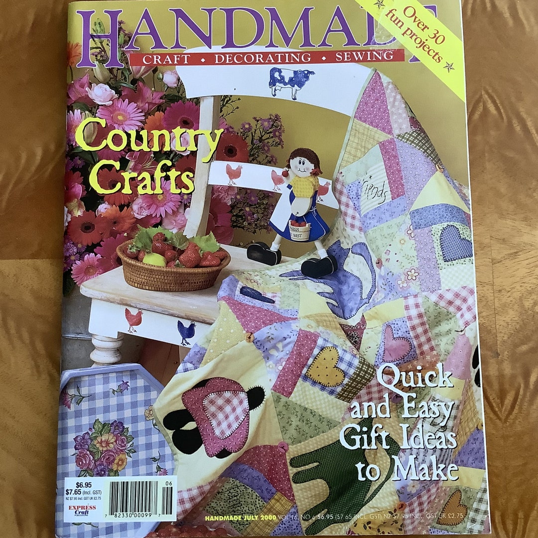 Handmade Magazine, Vol 16 No 6, Vol 21 No 3, Vol 22 No 5, Australian ...