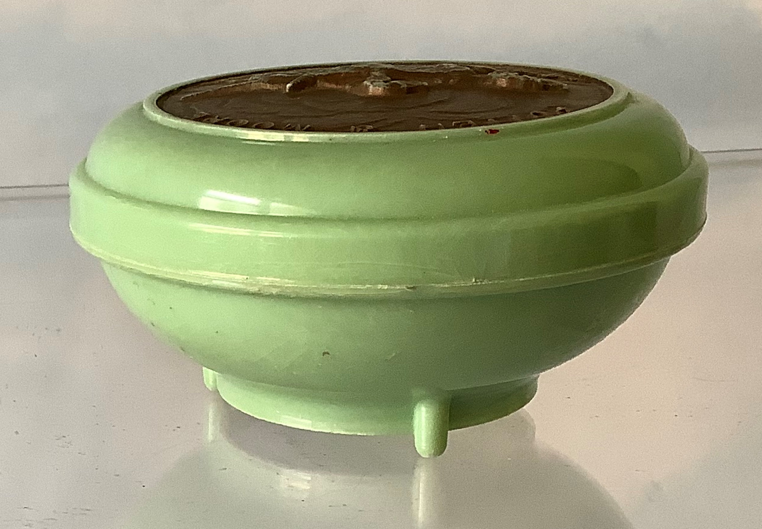 Potter & Moore Shaving Soap Container Light Green Bakelite Etsy