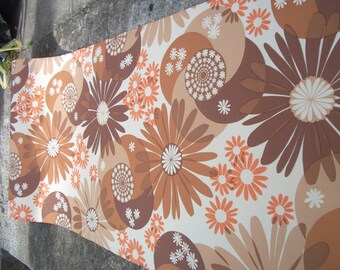 Funky Flower Power RETRO original 1960's/70's wallpaper
