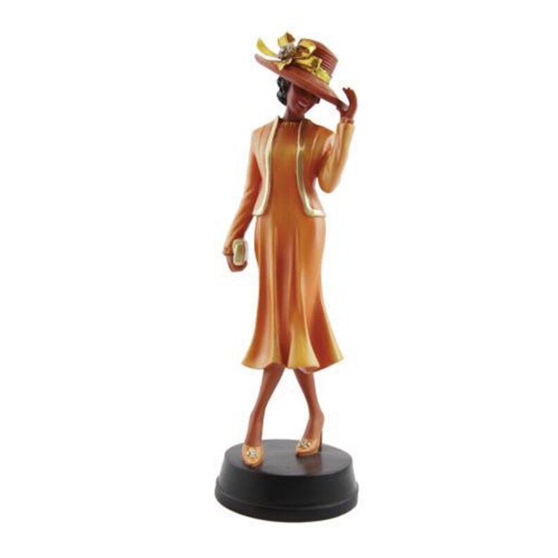 Elegant African American Figurine Etsy