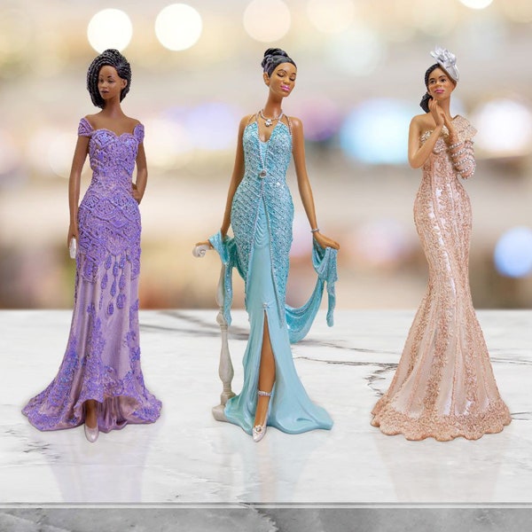 African American Figurines Etsy