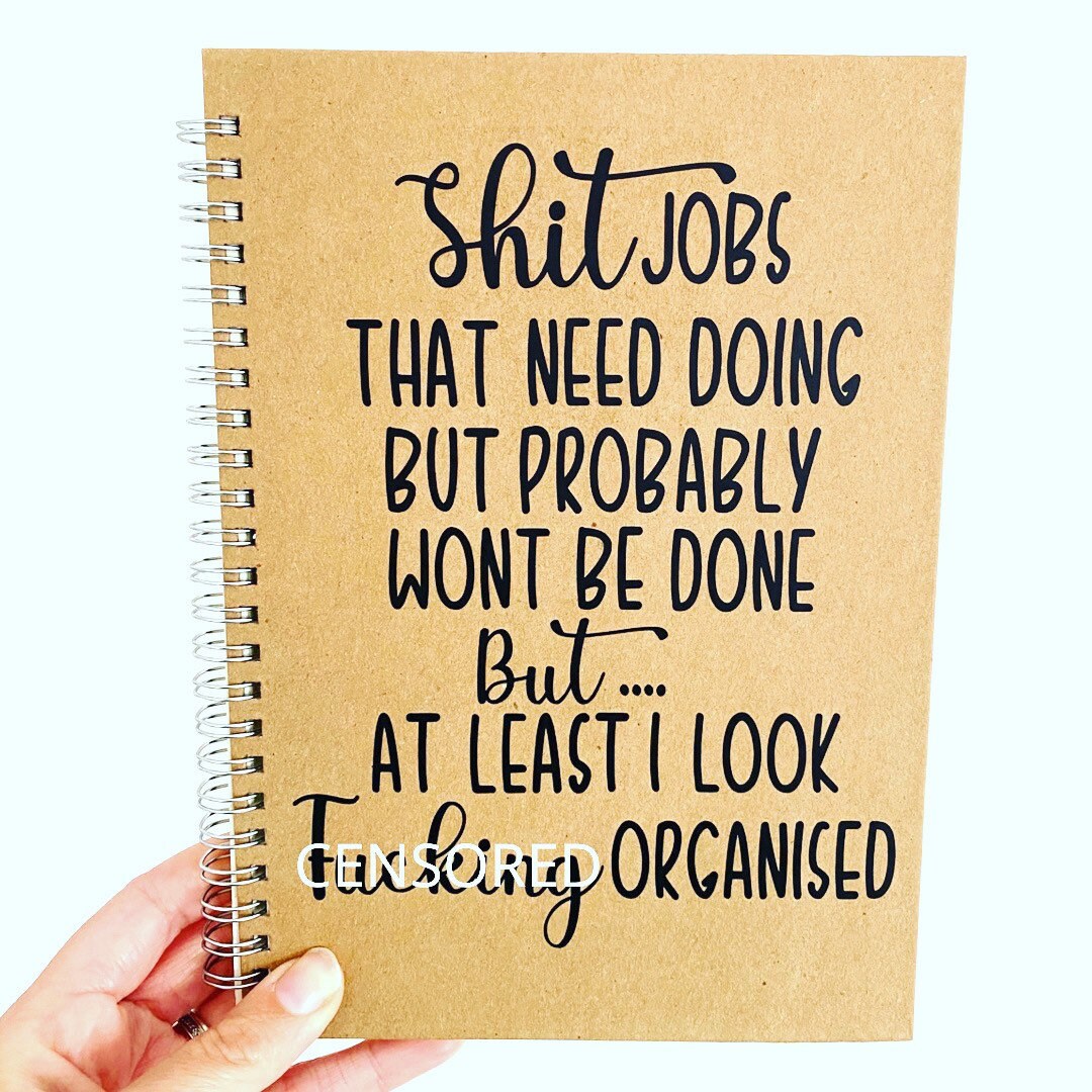 Rude Notebook Funny Notebook Things I Need to Get Done Etsy