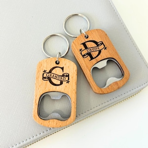 Personalised bottle opener, Bottle opener keychain, Keyring, Gift for him, Fathers day gift