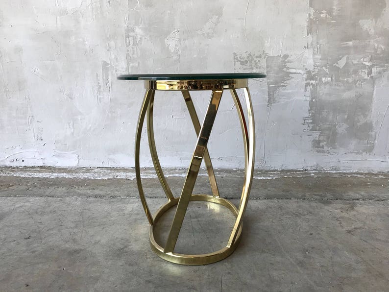 Hollywood regency style endtable