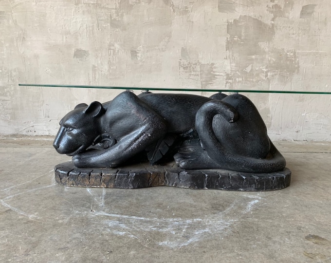 Black Panther Coffee Table Etsy