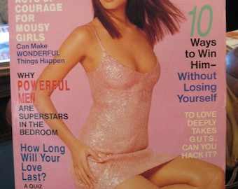 Cosmopolitan febrero de 1995, modelo de portada de Christy Turlington