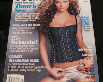 Vintage May 2000 Cosmopolitan Magazine, James King Cover Model by Patrick Demarchelier