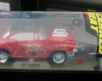 Coca Cola Tyco Canned Heat '57 Chevy Bel Air Radio Control Car