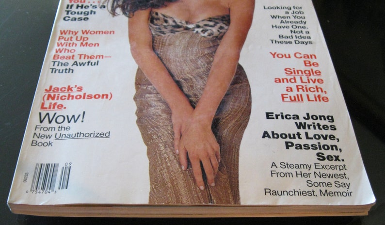 Vintage September 1994 Cosmopolitan Magazine, Stephanie Seymour Cover Model by Francesco Scavullo image 5