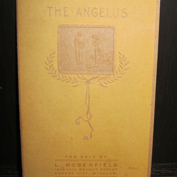 Rare, 'The Angelus’, For Sale by L. Rosenfield, Complete Catalogue of Music Rolls in Stock, Kansas City Missouri