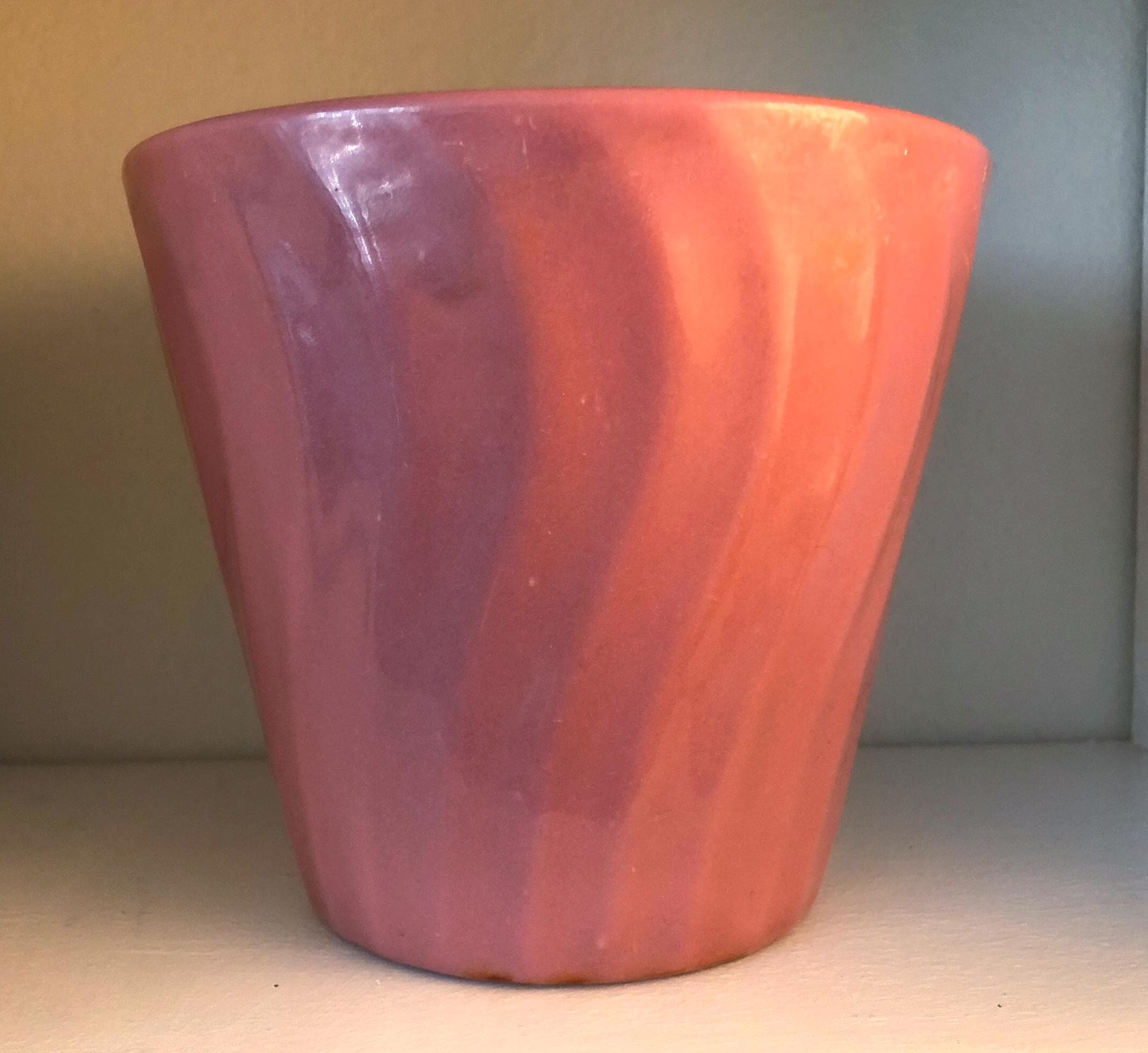 Bauer Pottery Swirl Pot - Etsy