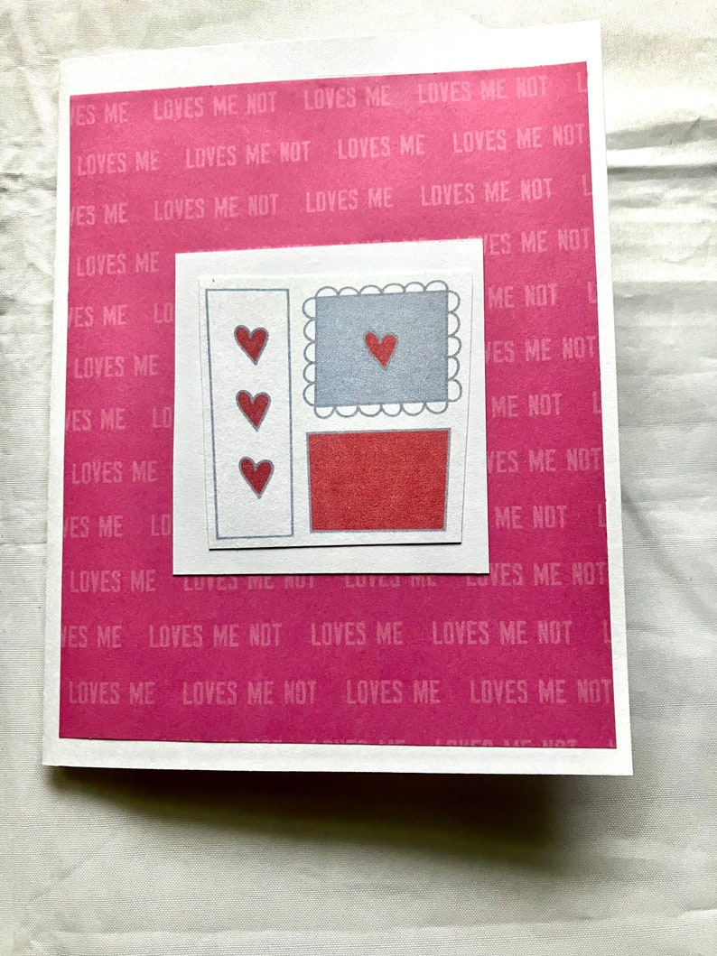 Valentine Hearts Note Cards Set of 4 - Etsy
