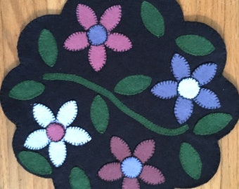 FLORAL Candle Mat Table Topper