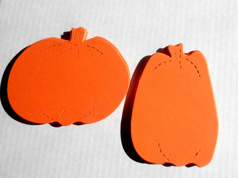 Die Cut PUMPKINS and Black Crow Set of 24 image 2