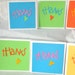Mini Thank You Cards in Neon Bright Colors 3" Set of 10 - Etsy