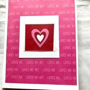 Valentine Hearts Note Cards Set of 4 image 4