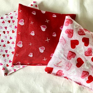 Valentine's Day Dried Lavender Sachets Set of 3 image 3