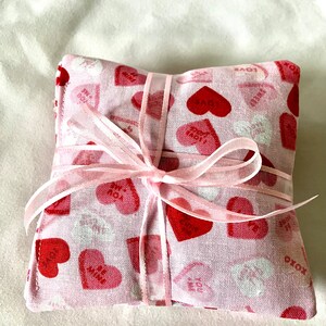 Valentine's Day Dried Lavender Sachets Set of 3 image 8