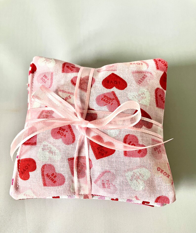 Valentine's Day Dried Lavender Sachets Set of 3 image 9