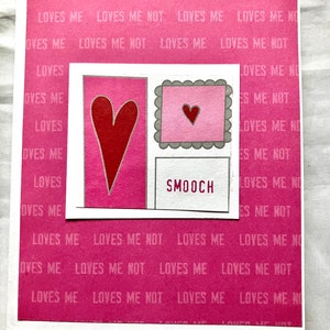 Valentine Hearts Note Cards Set of 4 image 3