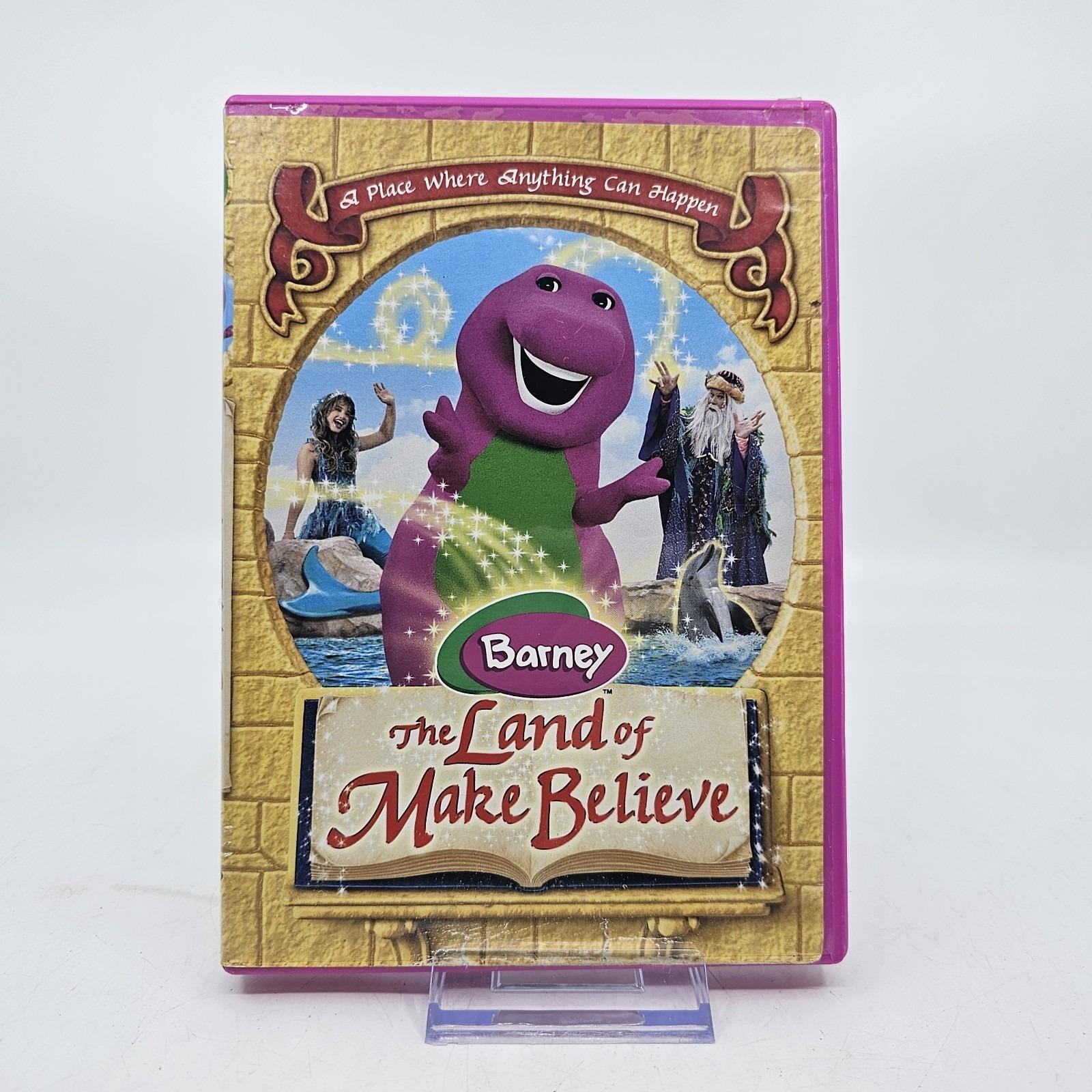 Vintage Barney the Land of Make Believe DVD Movie Musical for Kids