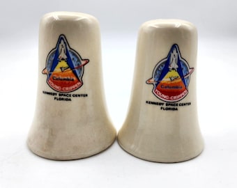 Vintage Kennedy Space Center Salt & Pepper Shaker Set Young-Crippen 2.75 in